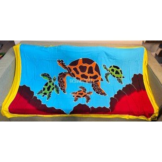 New Design Rayon Sarong Pareo Hand Painting by Balinese Artisans